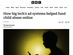 BBC article screenshot